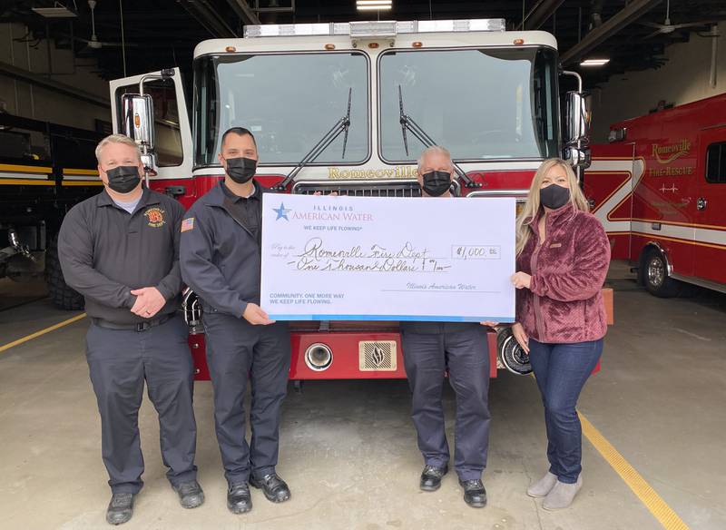 romeoville fire department, grant