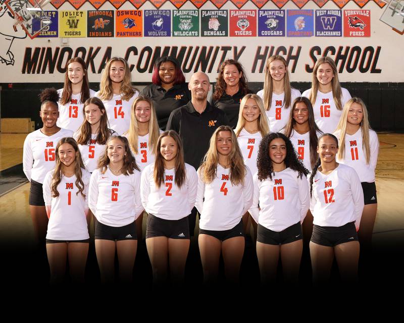 Minooka Community High School’s girls volleyball team has earned the Team Academic Award from the United States Marine Corps and American Volleyball Coaches Association.