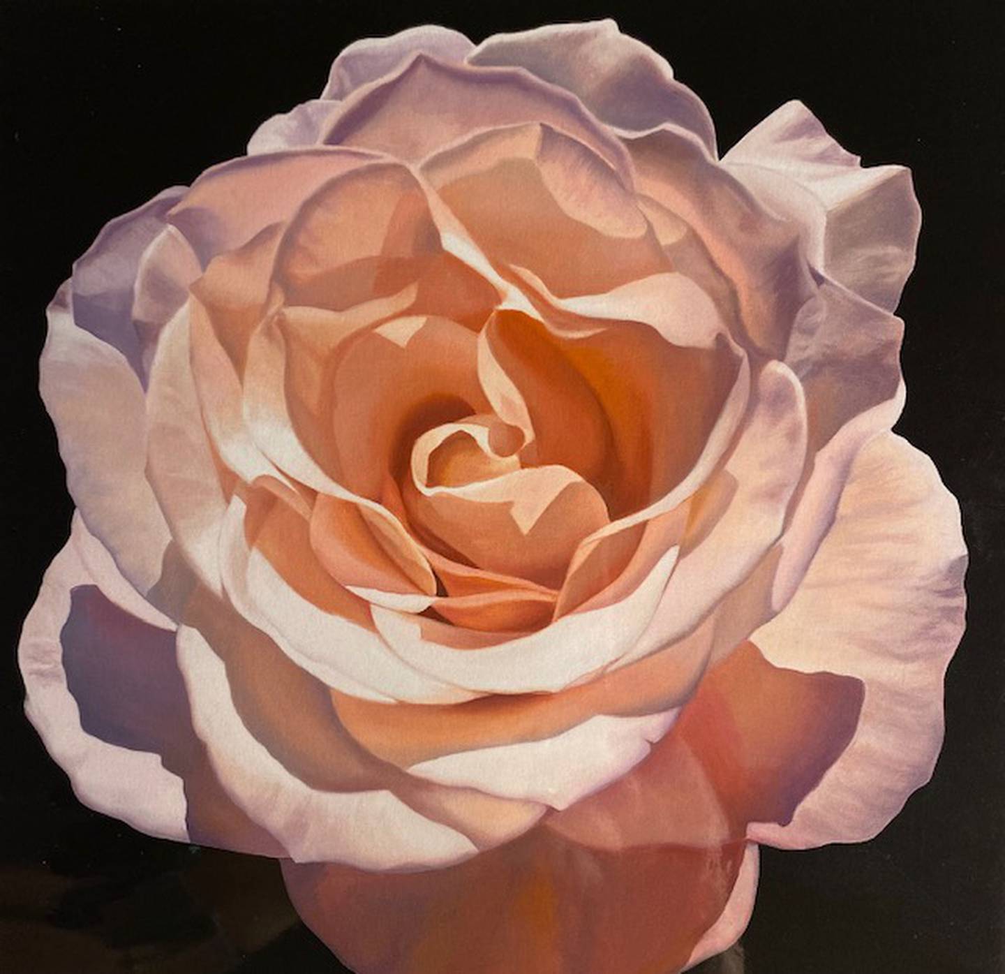 Oil painting created by artist Marge Hall