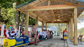 Yorkville Eagle Scout hopeful, 16, raises $20K, builds train station at Plowman’s Park in Big Rock
