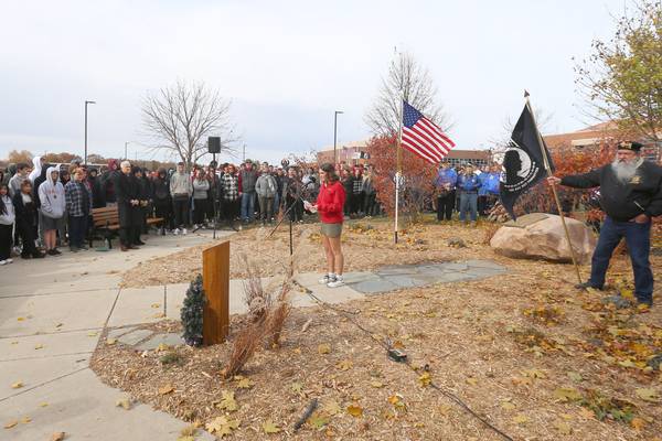 Photos: Hall High School dedicates WWII Park on Veterans Day
