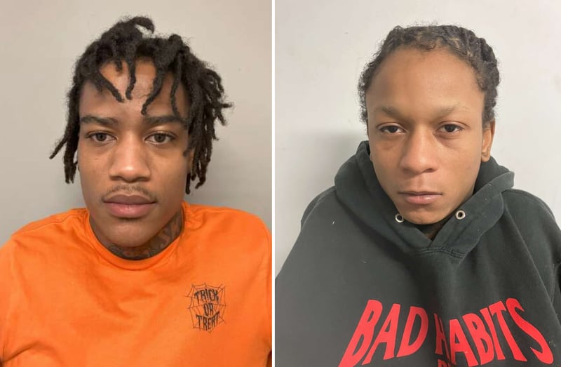Demarion Gibert, left, and Damone Gibert