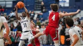 Photos: Oswego East vs. Hinsdale Central boys basketball in Hoops for Healing game