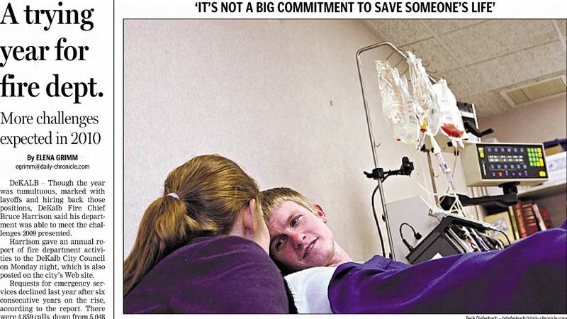 Historical covers for February 23: NIU student a real life-saver