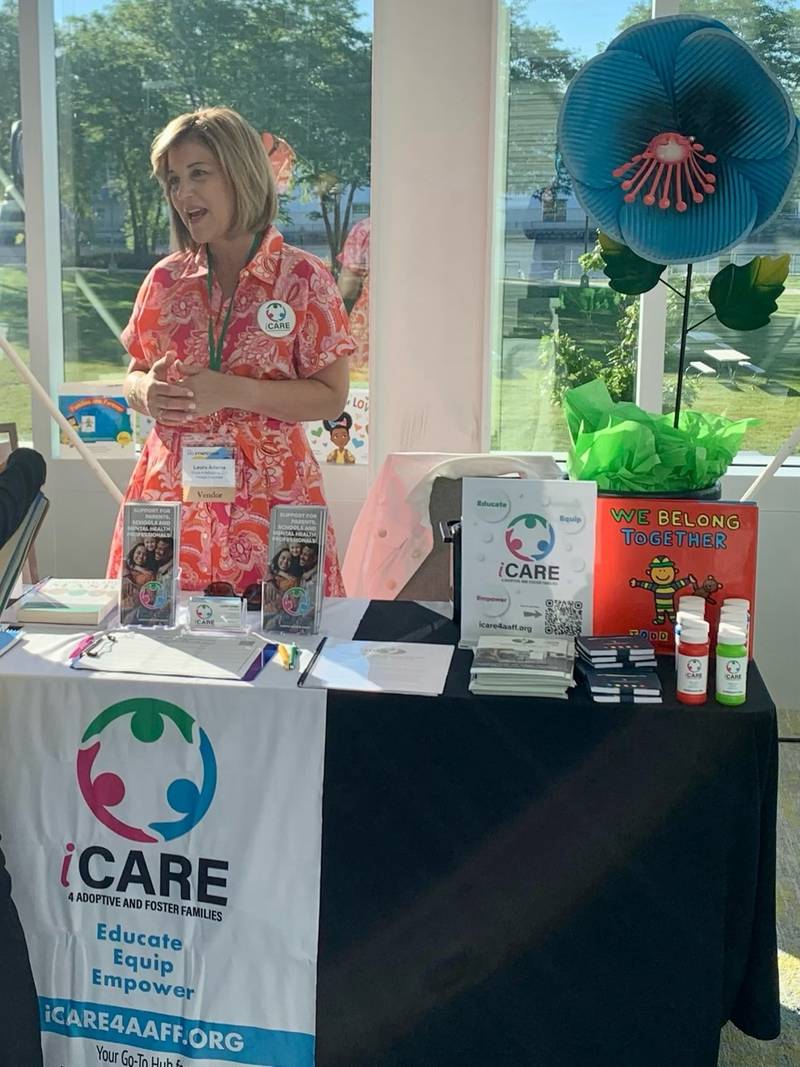iCare4 Adoptive and Foster Families President and CEO Laura Adams is pictured during the Region 4 Social and Emotional Learning Symposium in Rockford in June.