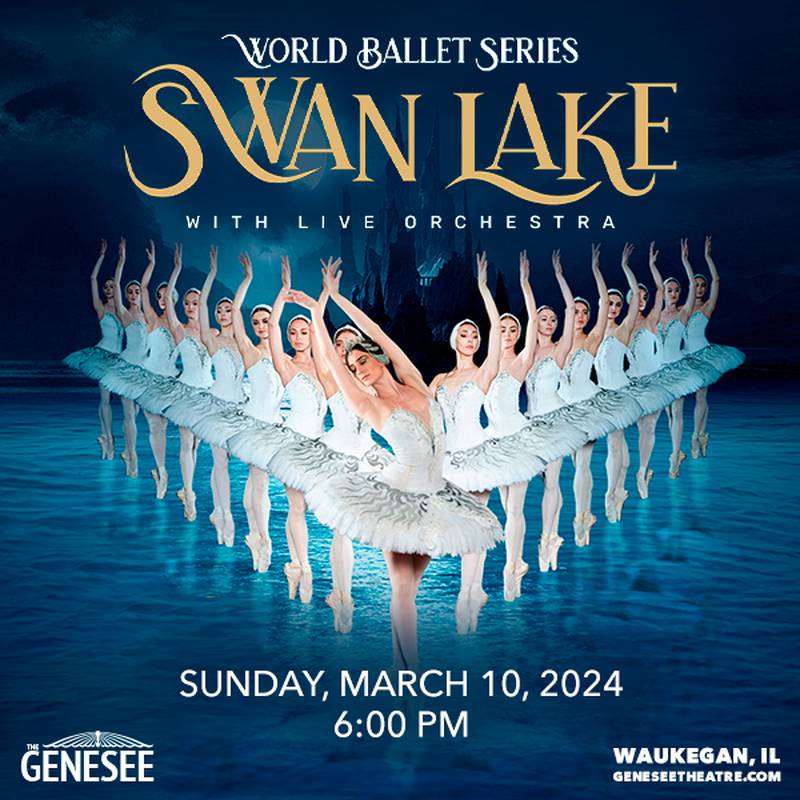 "Swan Lake," which is part of the World Ballet Series’ 2023-2024 U.S. Tour, will be performed at 6 p.m. Sunday, March 10, 2024.