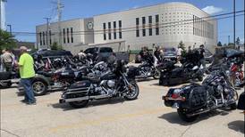 Video: Cancer-free Sycamore boy, 2, gets police, motorcycle escort to St. Charles museum