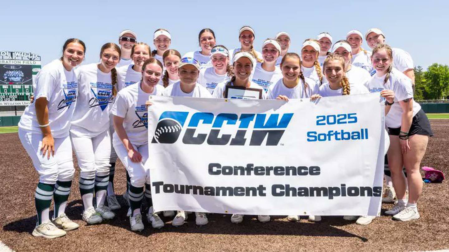 St. Bede alums Bella Pinter and Ella Hermes took part in Illinois Wesleyan's CCIW tournament championship on Saturday in Bloomington. The Titans earned the conference’s automatic bid to the NCAA Division III Softball Tournament.