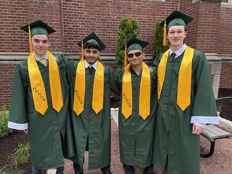 Glenbard West High School held its graduation ceremony on Thursday, May 22, 2025 at the school in Glen Ellyn.