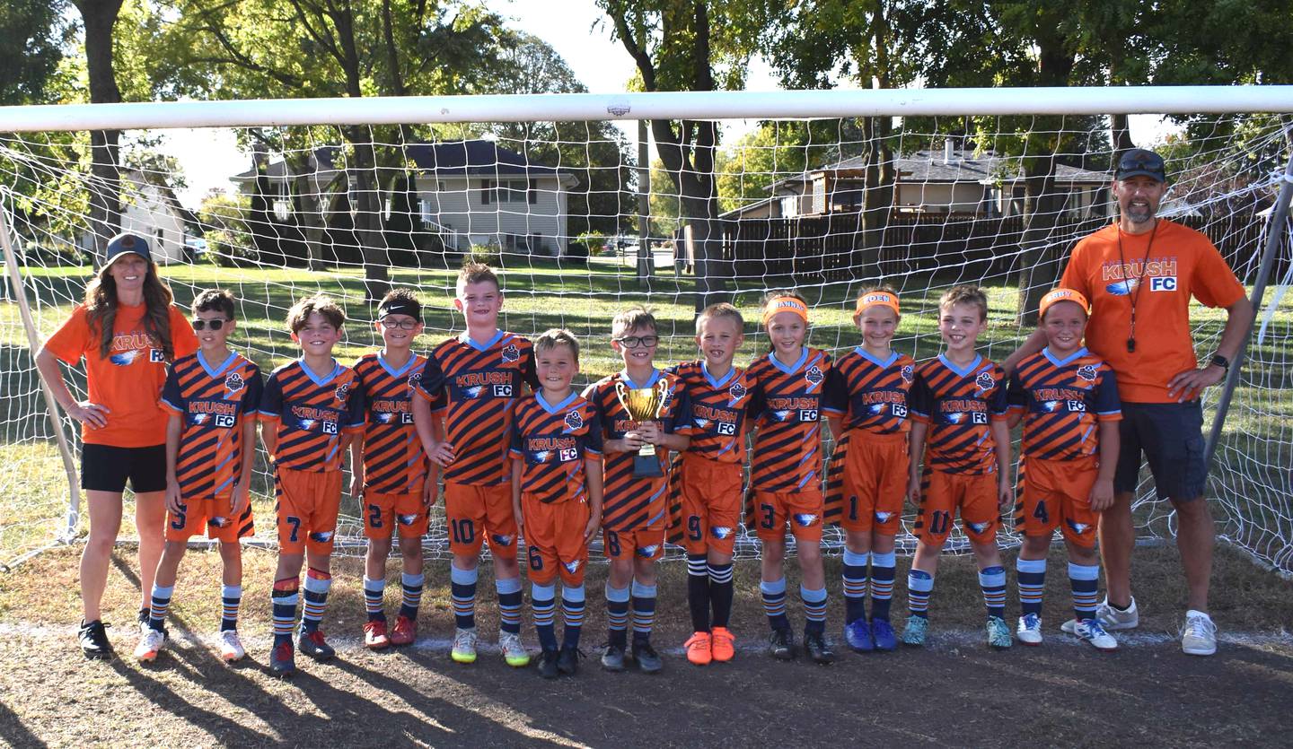 Ottawa Soccer Club's U10 Blue Division city champion was the Orange Krush.