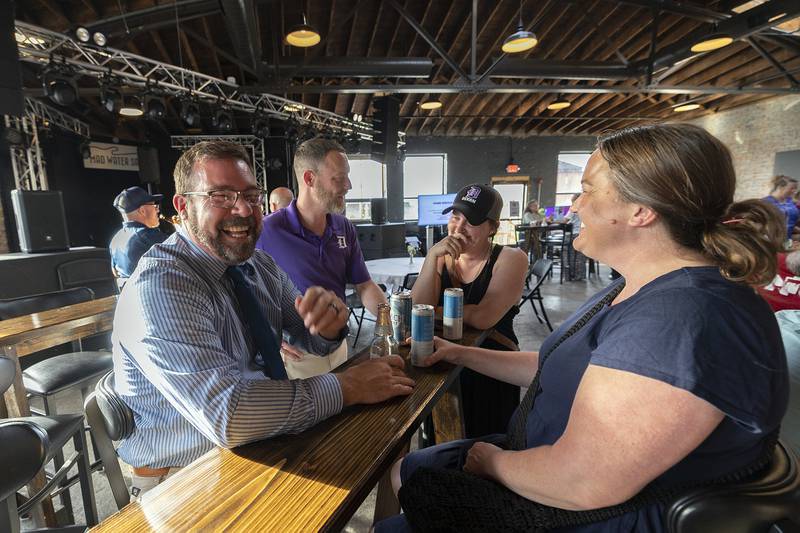 Local business members attend the Sauk Vally Favorites party Thursday, May 15, 2025, at Mad Water Saloon in Dixon. Voters in the Sauk Valley chose their favorite local businesses, products and services.