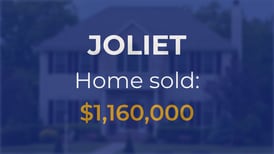 Sale closed in Joliet: $1.16 million for a single-family home