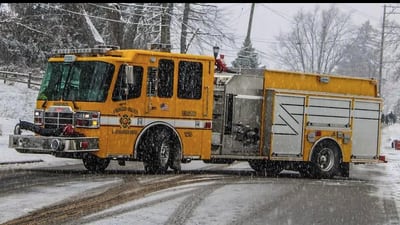 Snowmobile crashes into tree at Kane County forest preserve, person taken to hospital
