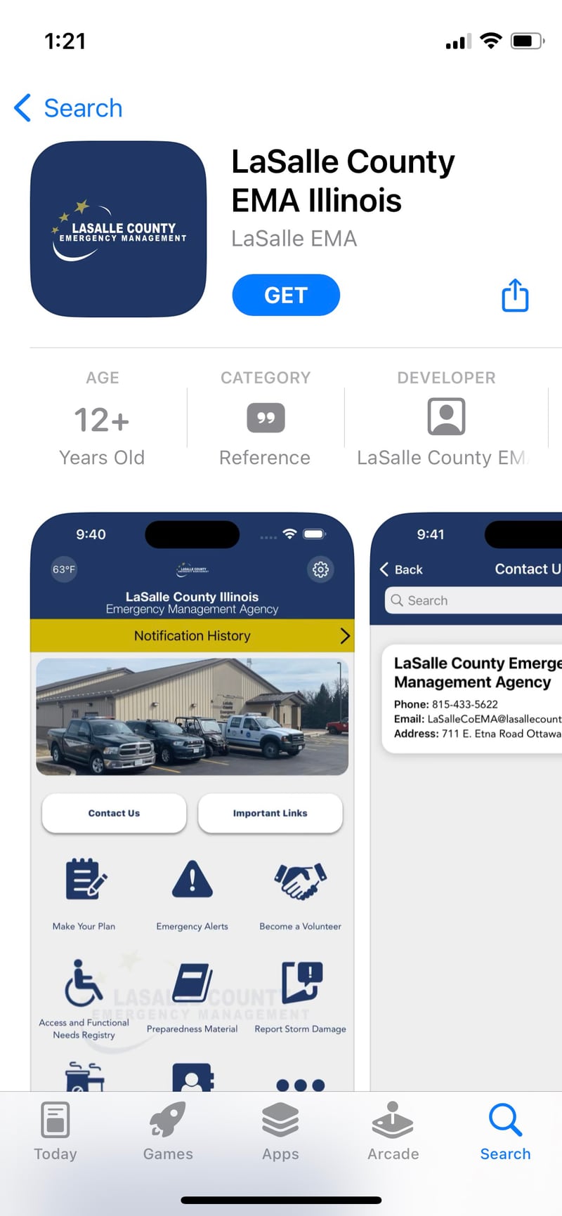 Want to plan for a natural disaster or other emergency? Download this app, now available through the La Salle County Emergency Management Agency.
