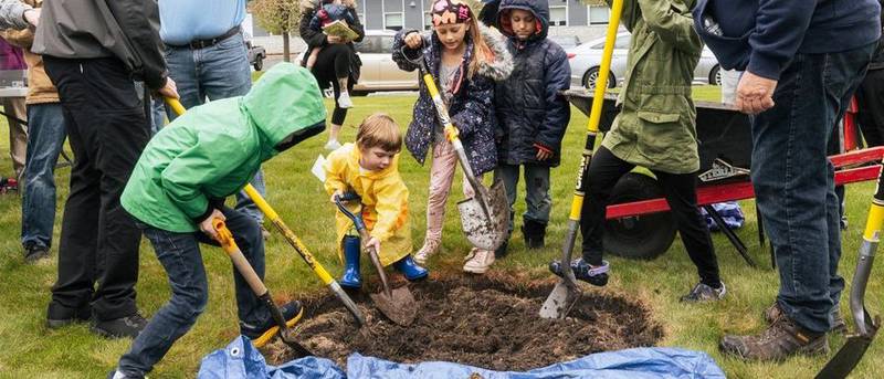 The Village of Montgomery will dedicate a Redbud Tree to the Arboretum Garden Park at its tree dedication ceremony and sapling giveaway at 10 a.m. Saturday, April 27.