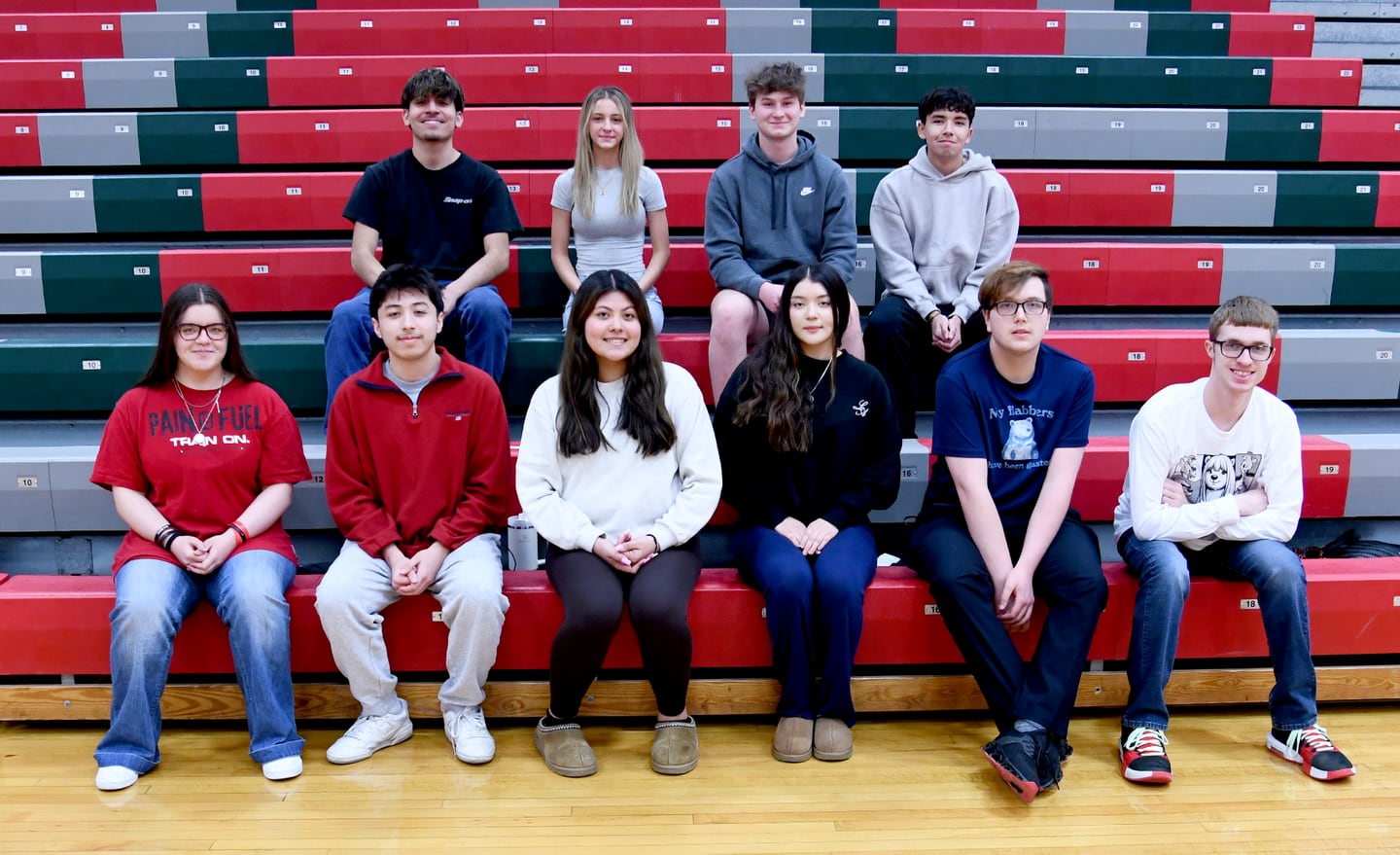 Jasmine Arce, Adrian Arzola, Kaedin Bond, Zachery Cain, Jorge Delao, Jaylyn Flores, Aliah Garcia, Carson Haldeman-Jensen, Alexa Kallis, Jonathan Kellett, Emilio Nanez, Jackson Piecha, Jenna Sinetos, Alexander Soto