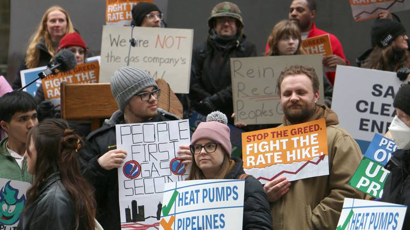 ‘A hardship’: Peoples Gas customers rally against requested rate hike