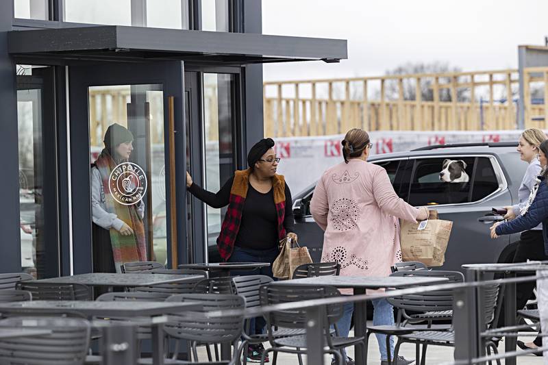 Business at Chipotle appeared swift and steady as customers moved through the drive thru lanes and entered the building Friday, Dec. 29, 2023.