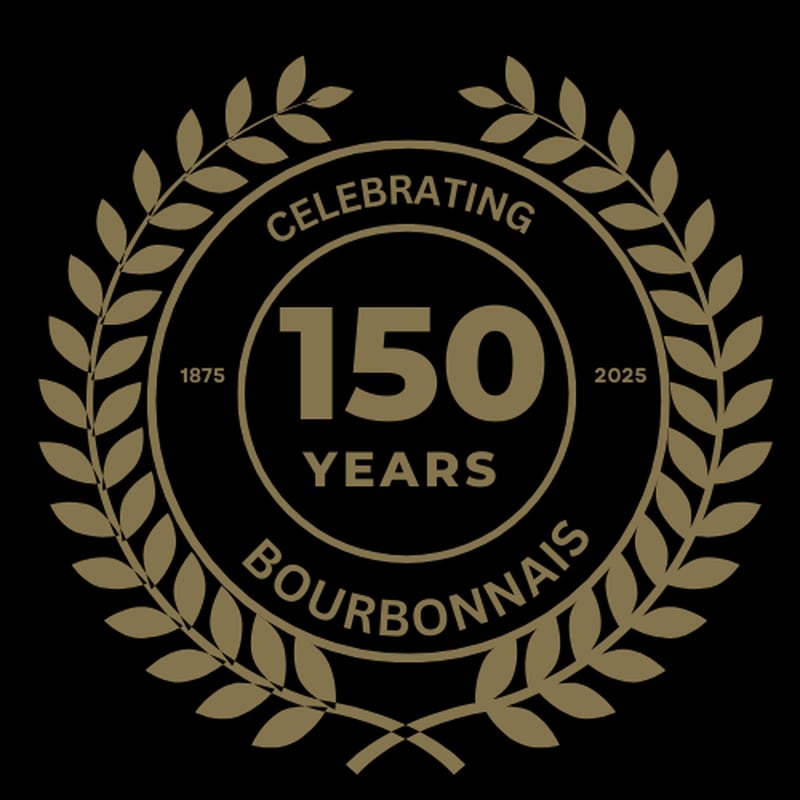 Bourbonnais sesquicentennial logo