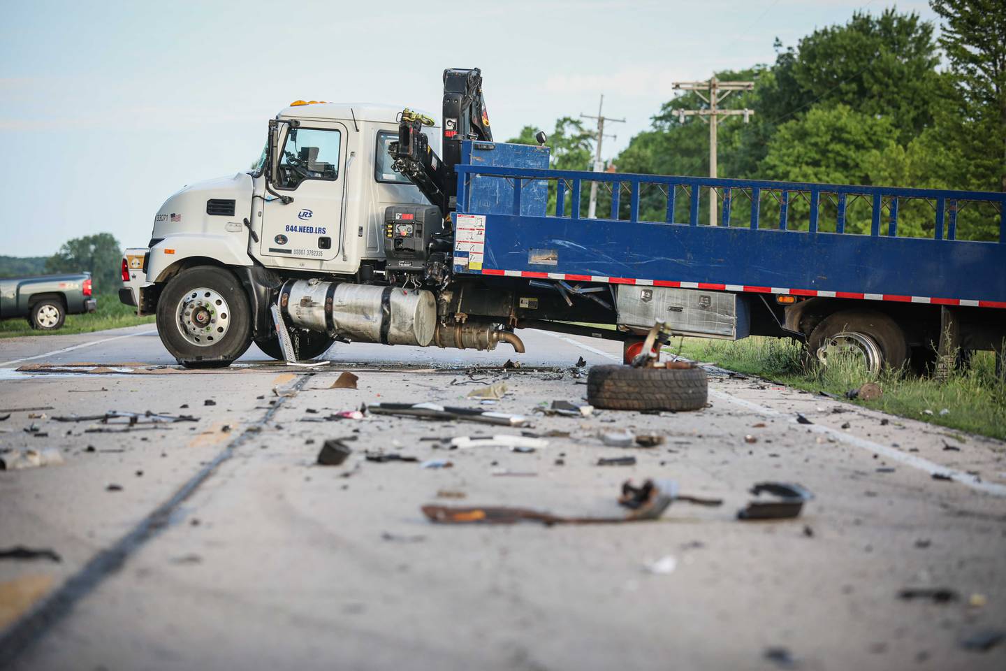 A man was killed in a crash near Kishwaukee Valley Road and South Hughes Road near Woodstock June 24, 2025.