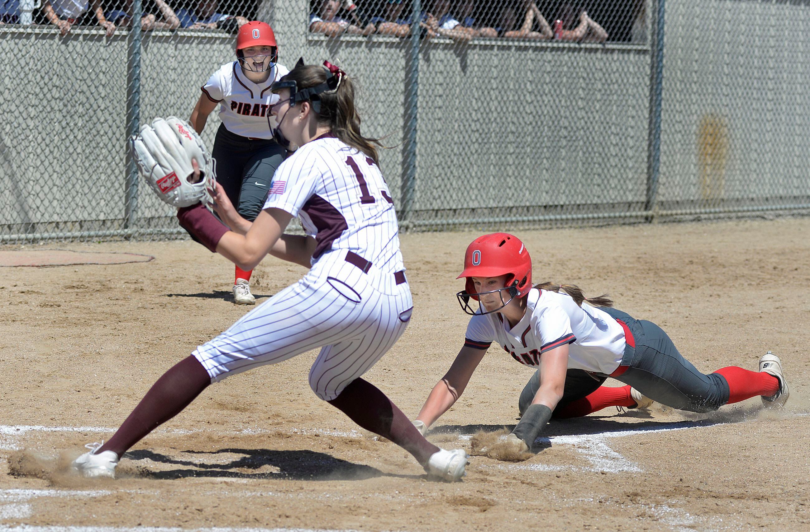 3A softball: Ottawa strikes early in regional championship win over Morris