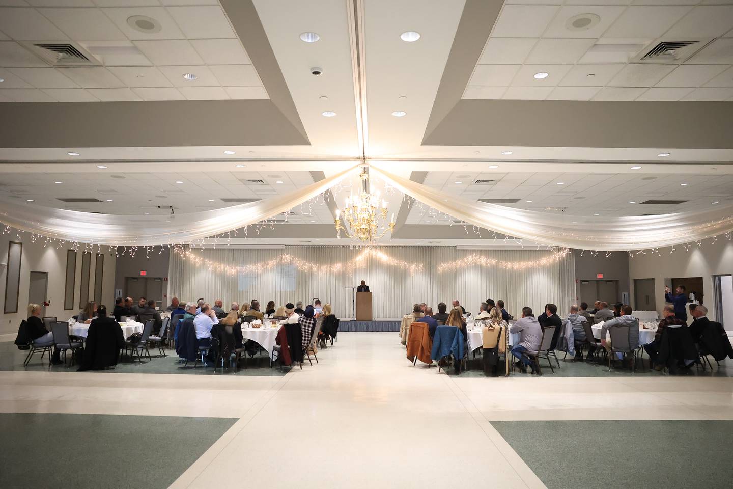 Illinois Department of Transportation Secretary Omer Osman speaks at the Joliet Chamber of Commerce March monthly luncheon on Wednesday, March 20, 2024 in Joliet.