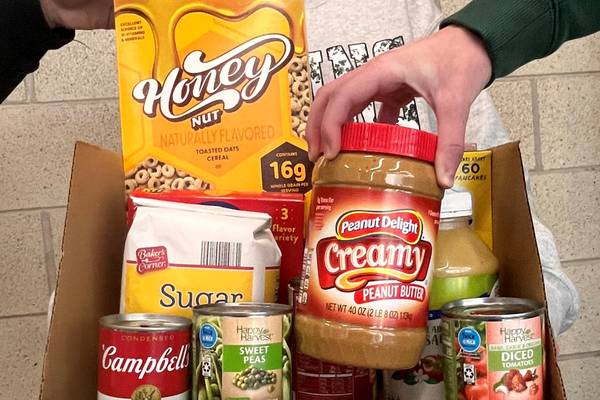 St. Bede Academy and Hawk Auto Group fight food insecurity