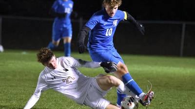 Photos: Sycamore, Burlington Central boys soccer meet in regional semifinal