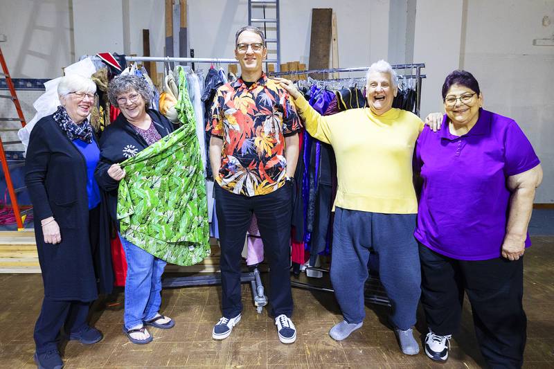 Stage Left of Dixon held a Senior Showcase featuring local talents on Sunday, Oct. 26, 2025, at The Next Picture Show. Some of the featured players were, from left: Mardi Huffstutler, Karen Kaufman, Alan Clemens, Christine Tremayne and Mary Carlson.