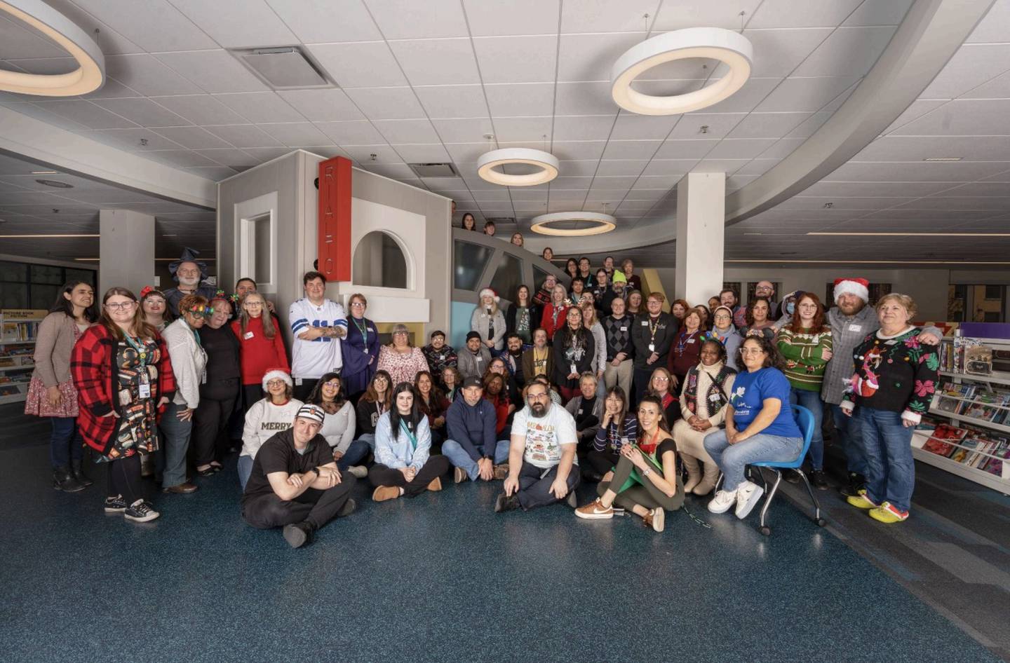 Joliet Public Library staff from the December 2025 all staff training day.