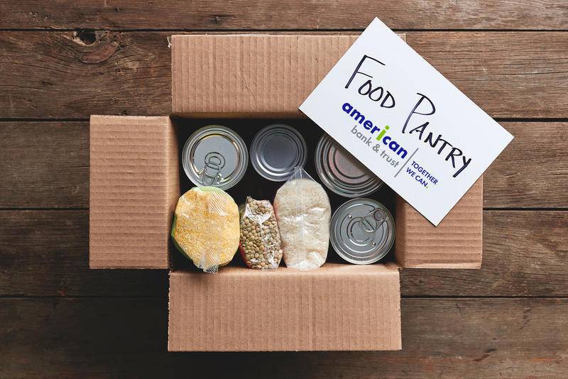 American Bank & Trust has donated $15,000 to local food pantries
