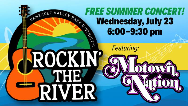 The Kankakee Valley Park District will host its first Rockin' the River at along with the ribbon cutting and dedication ceremony for Bird Park on July 23.