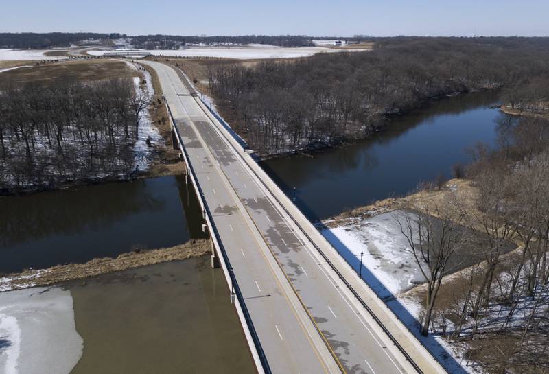A section of Longmeadow Parkway that crosses the Fox River near Carpentersville is not open yet.