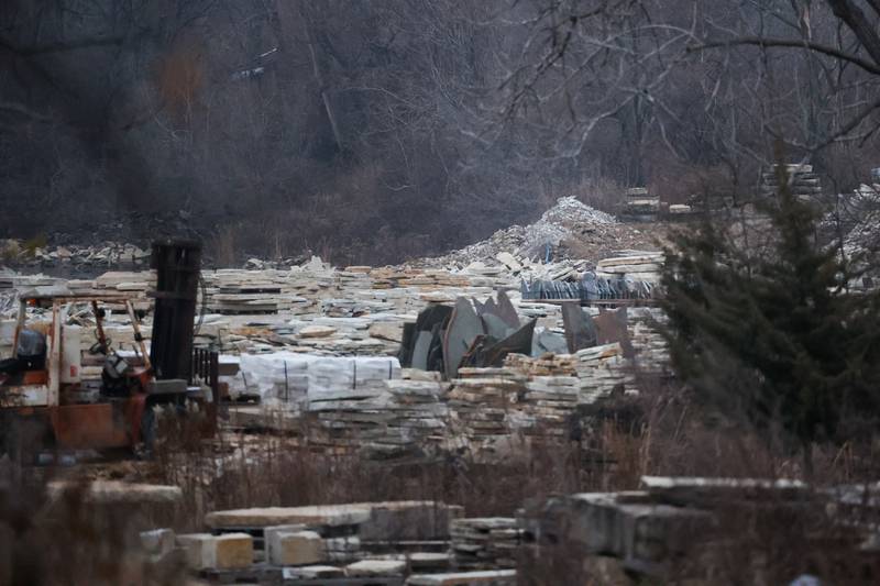 Site of a quarry east of Sandall Place in Joliet that was a topic at the December 6th City Council meeting Tuesday night.