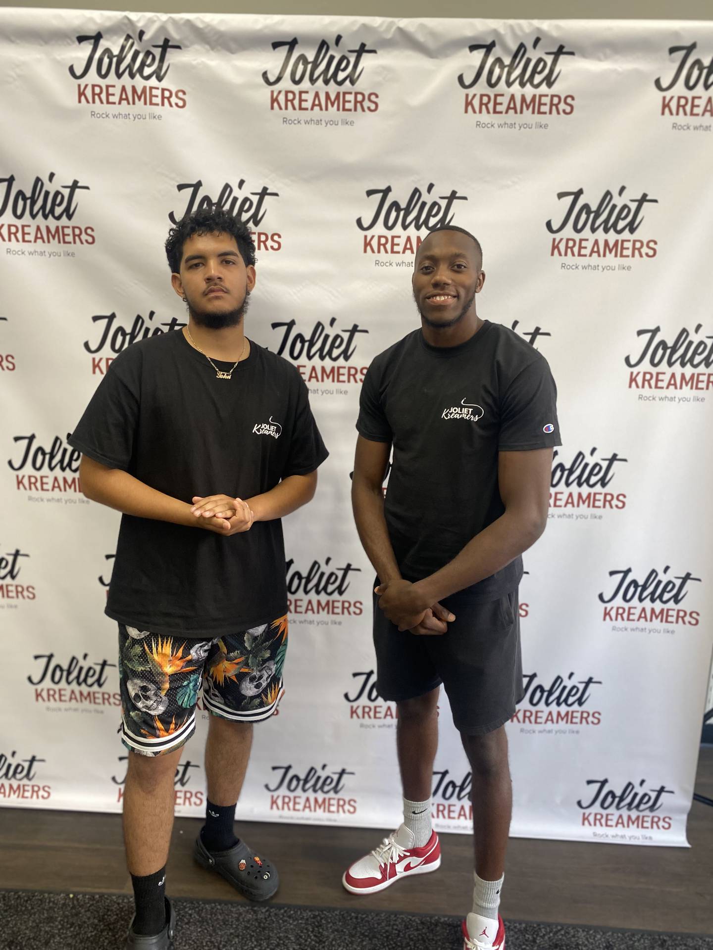 Longtime friends John Pizano and Tyrell Hundley recently opened Joliet Kreamers in downtown Joliet, a place where people can buy, sell and trade sneakers.