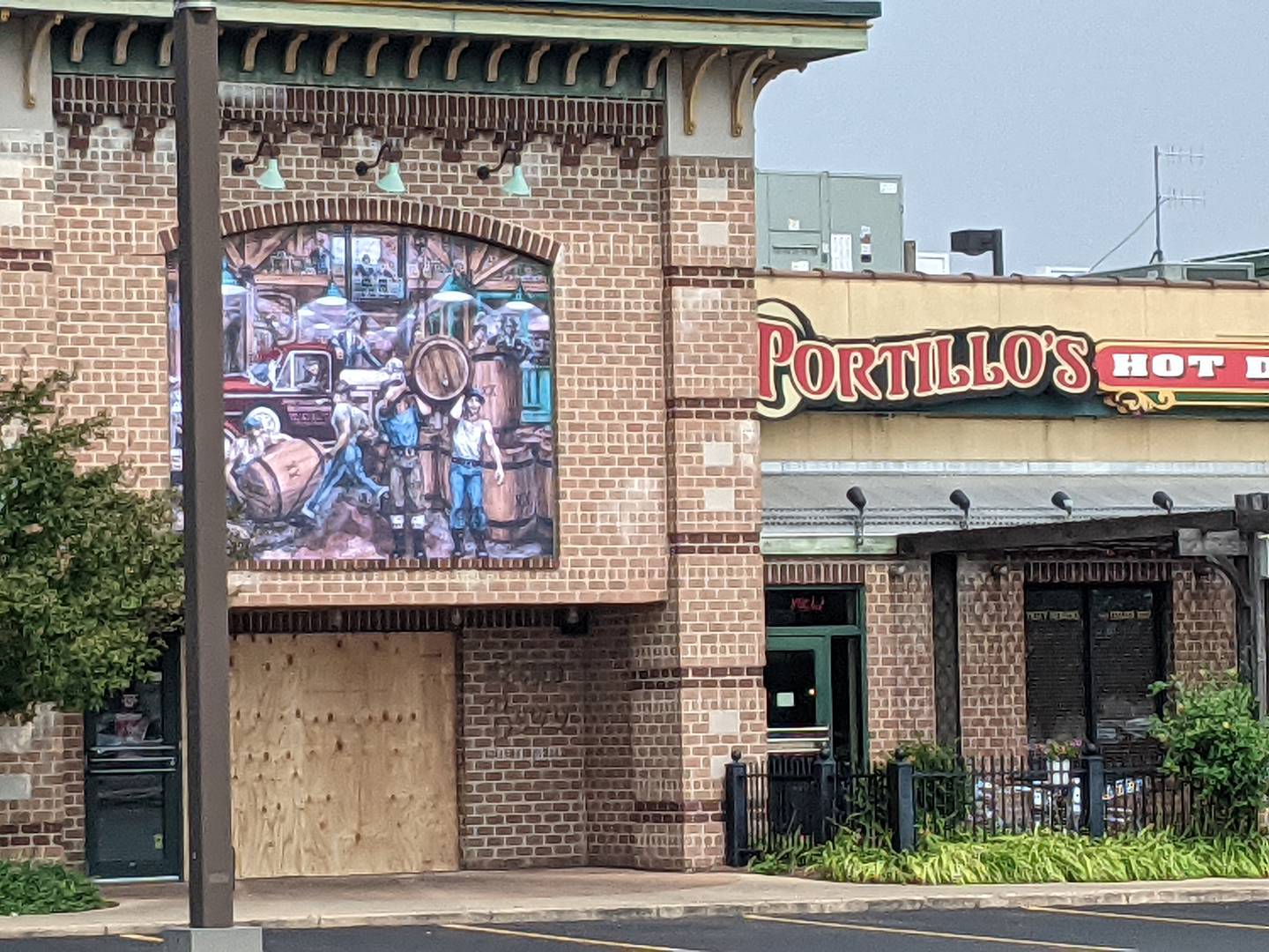 The Portillo's restaurant in Oswego remains closed after a 2-year-old boy was killed Wednesday afternoon when a car drove into the restaurant.