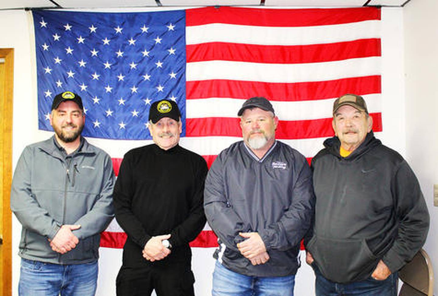 Veterans Memorial Park commissioners Roger Willey (from left), Keane Hudson, Mike Mills and Al Wikoff are bringing a military museum to Dixon slowly but surely: The museum is seeking donations for building repair, artifact upkeep and other fixes to get it open as soon as possible.
