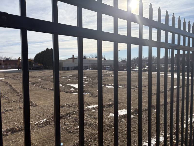 The city of Woodstock is eyeing taking a vacant property, pictured Jan. 29, 2025 at 101 S. Jefferson Street.