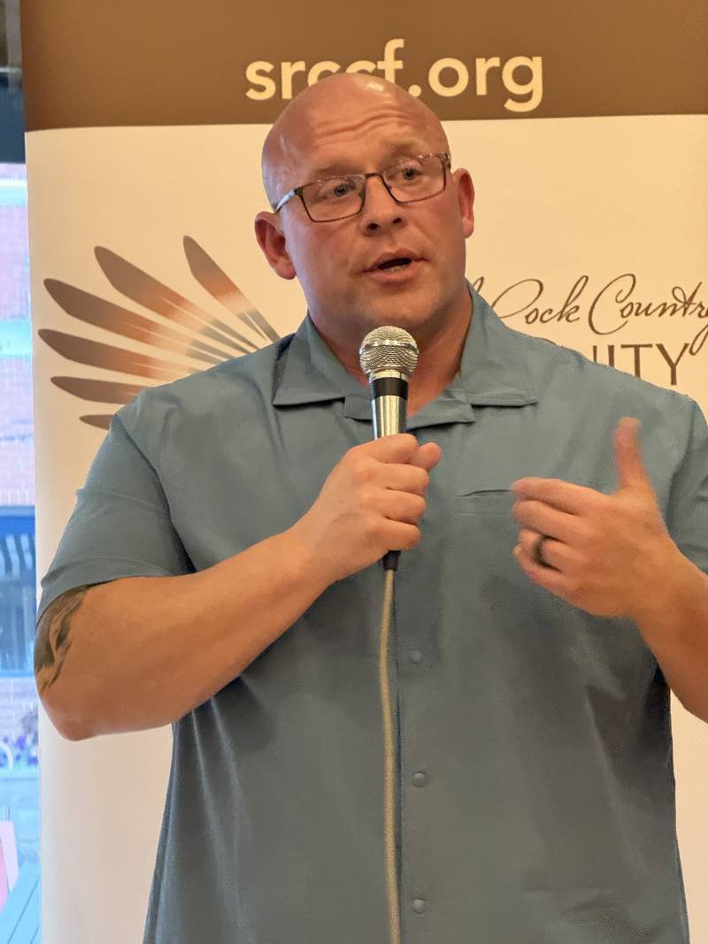 Ottawa Children’s Exploreum, represented by board member Brent Roalson, received a $10,000 SRCCF grant.