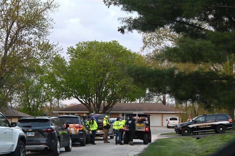 Multiple law enforcement and emergency personnel search for a boy from Ottawa, who was last seen about 4:30 p.m. Tuesday, April 23, 2024.