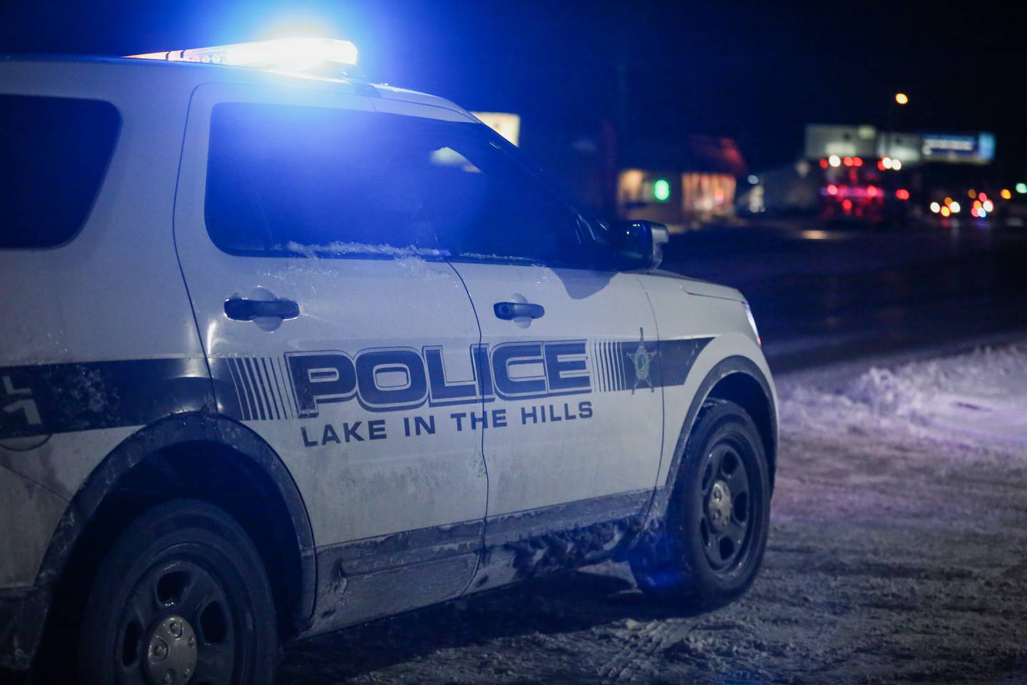 A man was killed in a single-vehicle crash Wednesday, Feb. 2, 2022, in the 1100 block of West Algonquin Road in Lake in the Hills, the Algonquin-Lake in the Hills Fire Protection District deputy chief said.