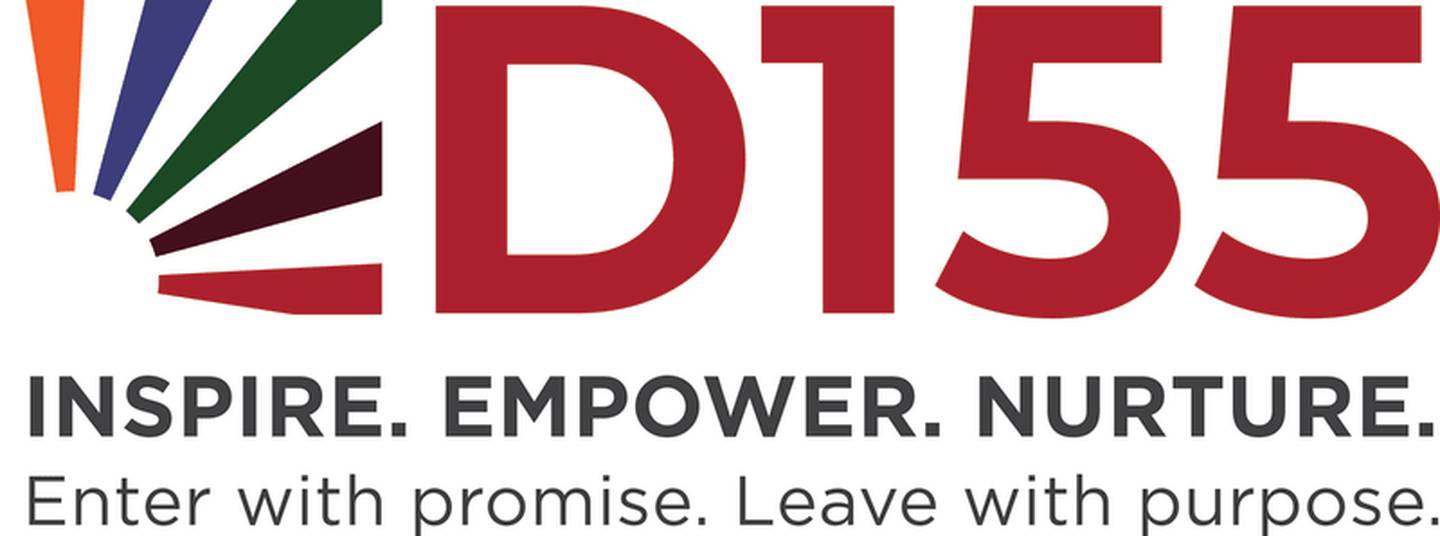 Crystal Lake-based High School District 155 logo