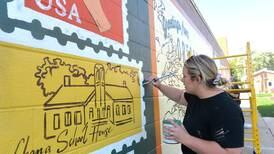 Ogle County attractions featured on Oregon’s newest mural