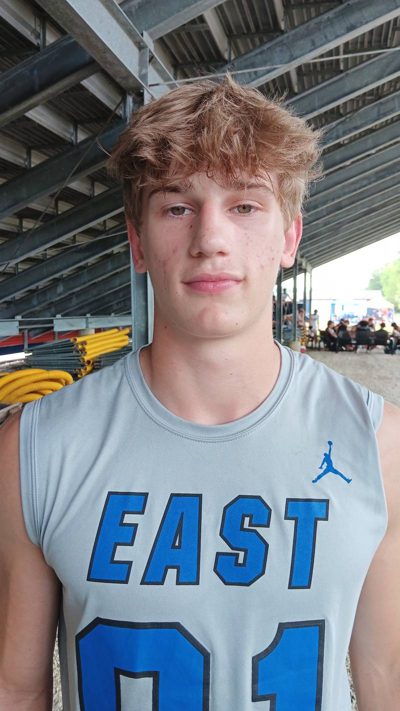 Lincoln-Way East's Caden O'Rourke