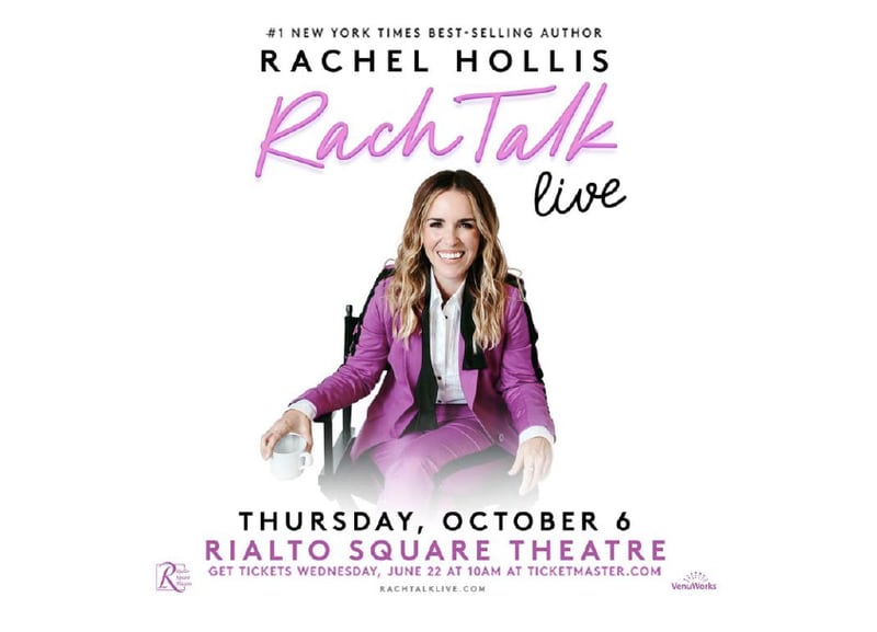 joliet, rialto theatre, show, entertainment, rachel hollis