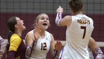 Photos: Richmond-Burton vs.Genoa-Kingston IHSA Class 2A Marengo Regional volleyball final