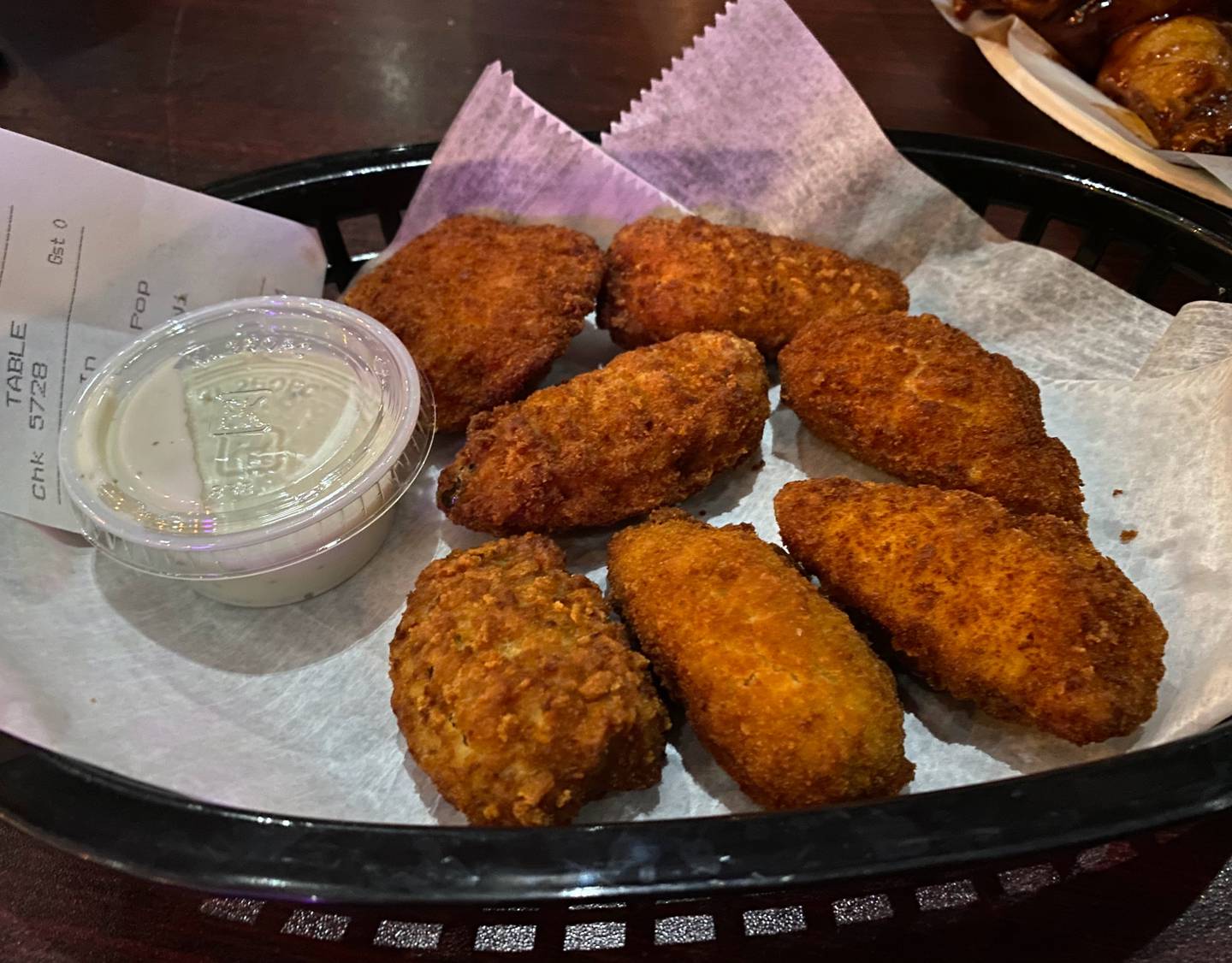 One of the appetizers we ordered at Bandito Barney’s Beach Club in East Dundee were the jalapeno poppers ($9).