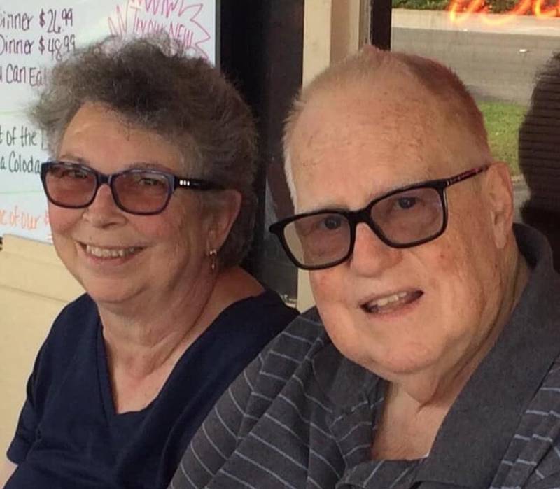 Rev. John Huff is pictured with his wife Catherine. Huff retired as pastor from the United Presbyterian Church of Romeoville on Dec. 31 after 51 years of service.