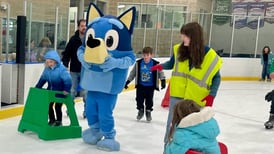 Photos: Bluey brings winter fun to KVPD ice skating event