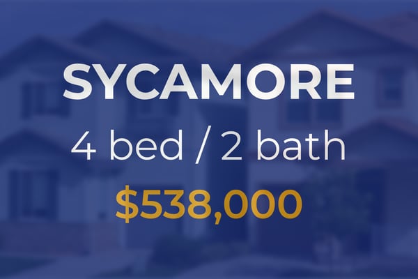 Single-family home in Sycamore goes for $538,000